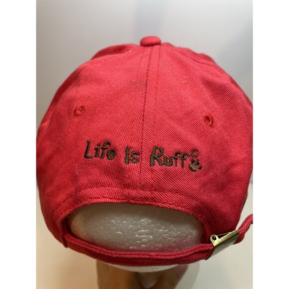 Girl’s Best Friend - Life Is Ruff Hat Red Adjustable - Picture 3 of 6